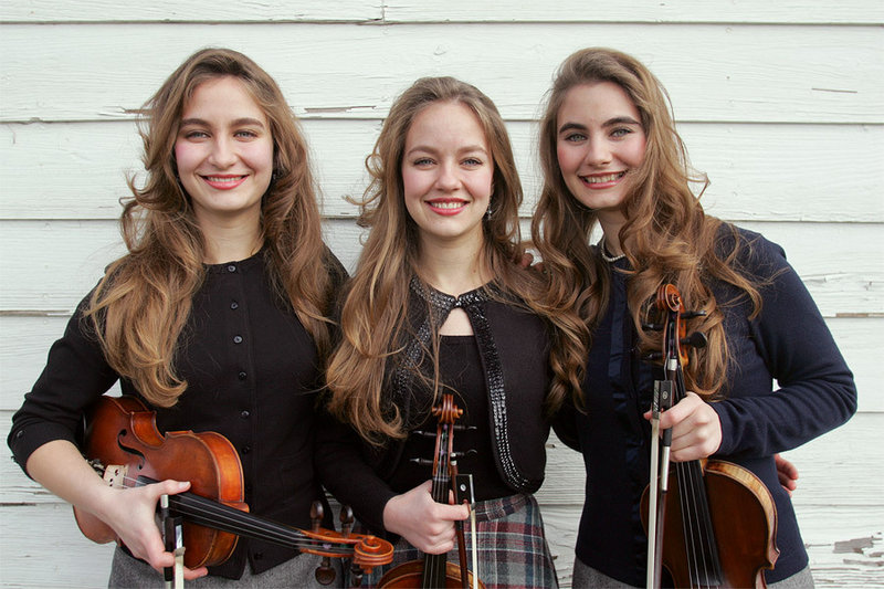 The Quebe Sisters Band brings its fiddles and three-part harmonies to Stone Mountain Arts Center in Brownfield on Saturday.