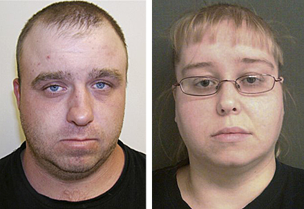 This Wednesday, March 28, 2012 booking photo released by the Vermont State Police shows Allen Prue, 30, of Waterford, Vt., arrested with his wife Patricia Prue and charged with murder in the death of Melissa Jenkins of St. Johnsbury, a teacher who went missing Sunday night. (AP Photo/Vermont State Police)