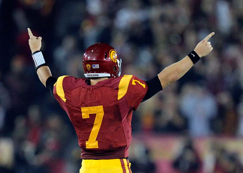Quarterback Matt Barkley is back with the Trojans, who are ranked No. 1 in the Associated Press preseason college football poll.