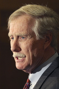The Republicans need a net gain of four seats to capture control of the Senate, and the loss of the Maine seat to independent Angus King would complicate its prospects