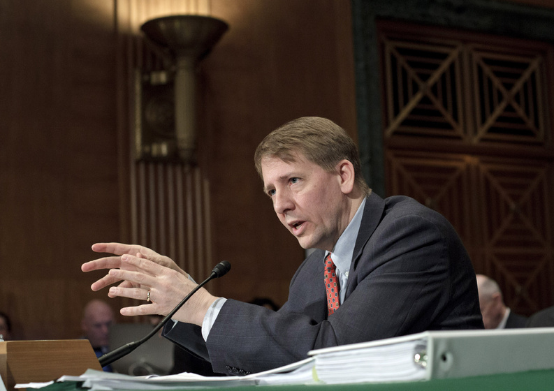 Director Richard Cordray and the Consumer Financial Protection Bureau have launched dozens of investigations and issued more than 100 subpoenas while overseeing credit card lenders, for-profit colleges, mortgage servicers and others.