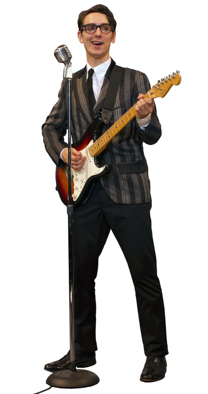 Kurt Jenkins as Buddy Holly in the Ogunquit Playhouse Production of "Buddy: The Buddy Holly Story."