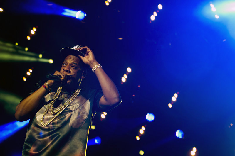 Entertainer and music mogul Jay-Z performs at the “Made In America” festival in Philadelphia on Saturday.