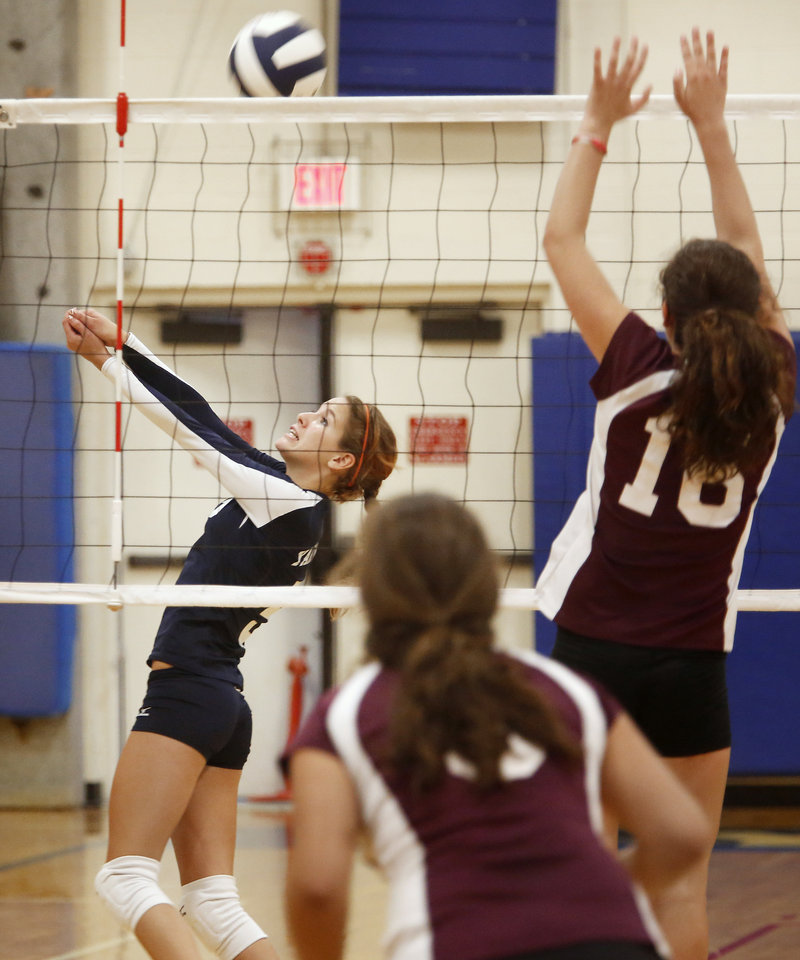 Megan Smith and her Yarmouth teammates are expected to contend for a second straight Class B state championship.