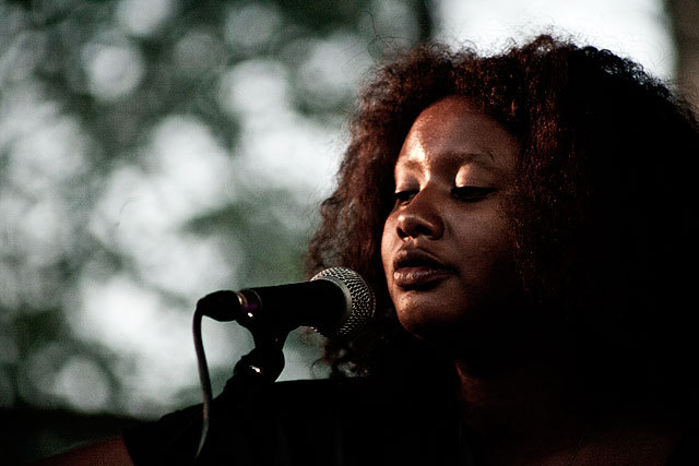 Mirel Wagner is at Bates College in Lewiston on Wednesday.