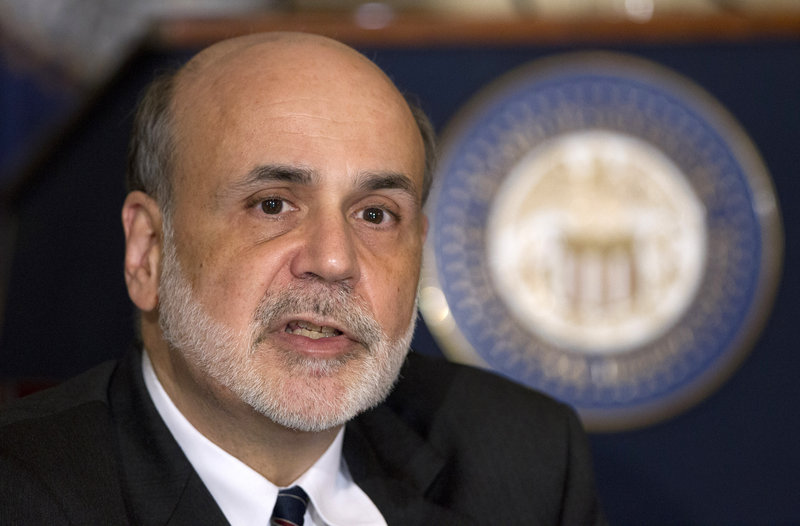 “We’re looking for ongoing, sustained improvement in the labor market,” says Fed Chairman Ben Bernanke.