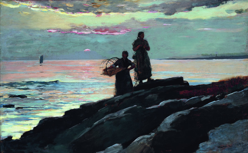 Saco Bay,” oil on canvas, 1896.