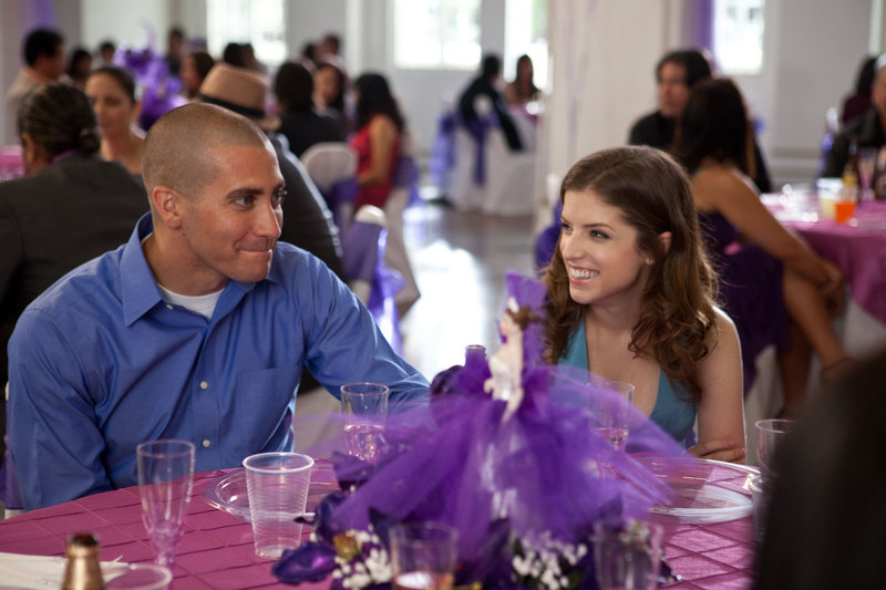 Jake Gyllenhaal with Anna Kendrick in "End of Watch."