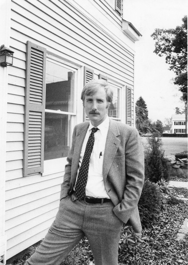 CIRCA 1980: Early in his career, King settled in Topsham and was a lawyer in Brunswick.
