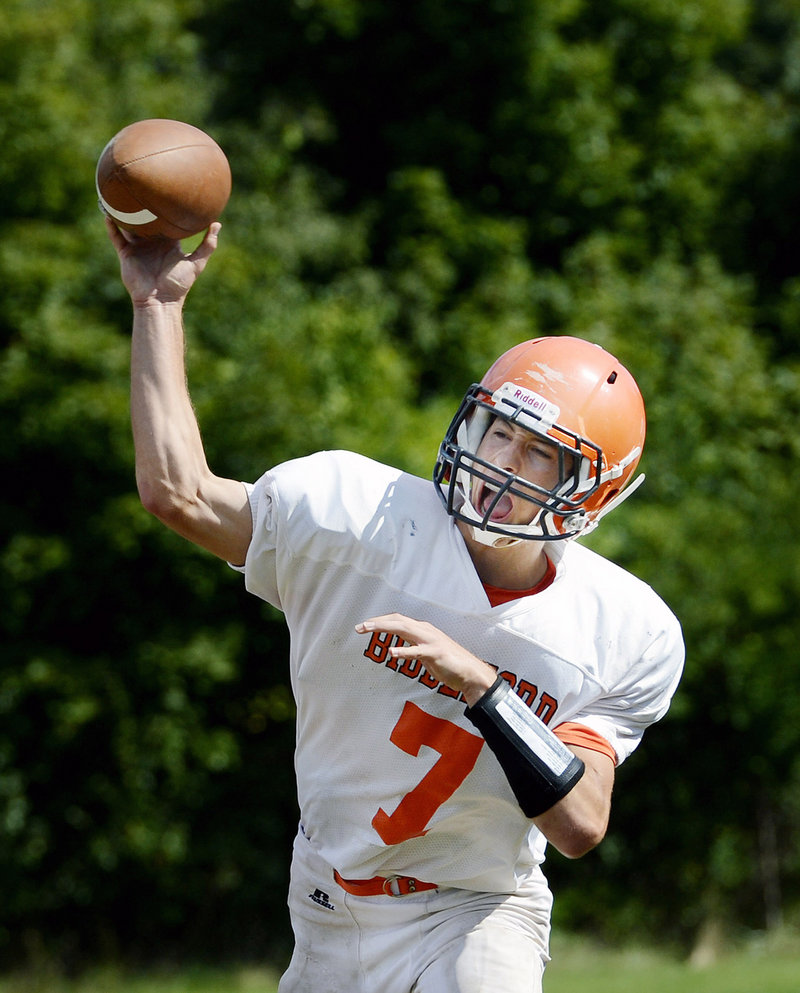 Nick LeBlond as a youngster envisioned himself as the Biddeford High quarterback, and that’s what he’s become. He’s also the student body president.