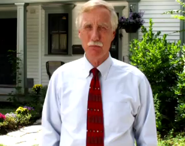Angus King, independent candidate for U.S. Senate, in a TV ad that says while he was governor Maine received its “highest bond rating ever,” a claim that’s not accurate, according to State Treasurer Bruce Poliquin.