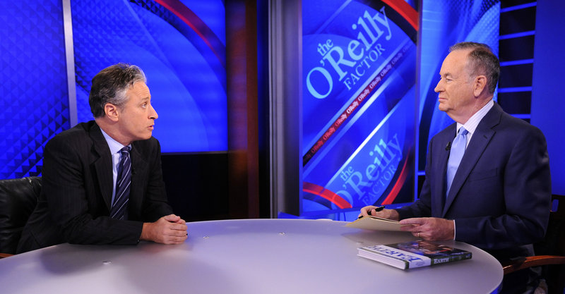 Jon Stewart and Bill O'Reilly