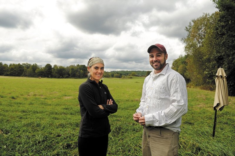 Justin and Suzanne Cobb hope to raise $80,000 with the help of Internet crowd-funding to convert the family farm in Winthrop to a vineyard and winery.