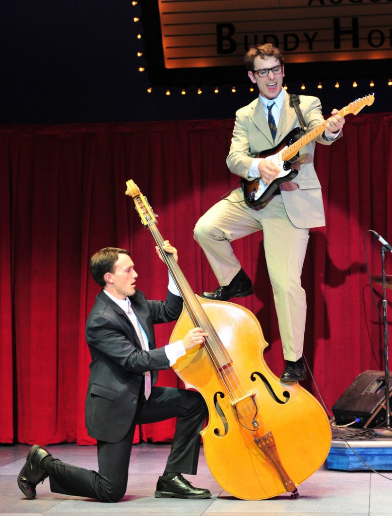 Kurt Jenkins stars in “Buddy: The Buddy Holly Story” at the Ogunquit Playhouse through Oct. 21.