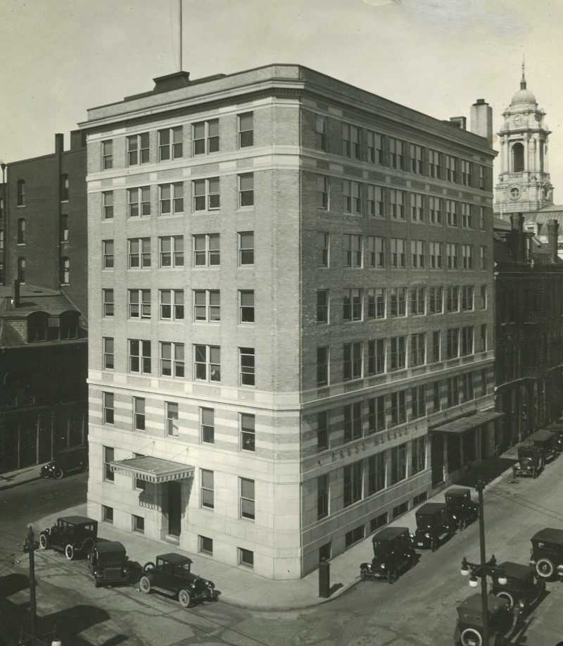 For many years, the Press Herald was housed on Congress Street in Portland. After that building was sold to a developer in 2009, headquarters became offices in the One City Center complex.