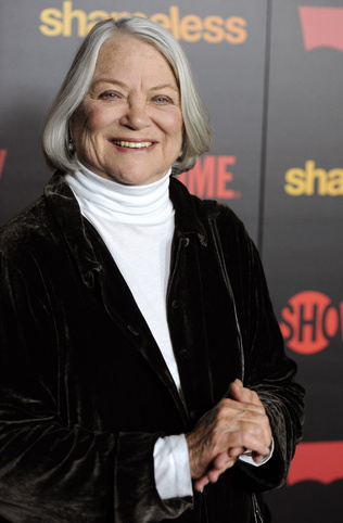 Louise Fletcher, a cast member in "Shameless," at the premiere of the second season of the Showtime television series in Los Angeles earlier this year.
