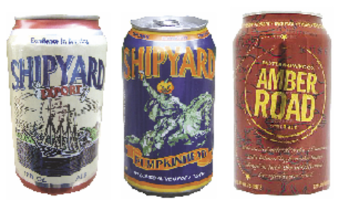 The Let’s Get Canned dinner on Nov. 6 at the White Cap Grille in Portland will feature Shipyard Export, Pumpkinhead and Baxter Amber Road in cans.