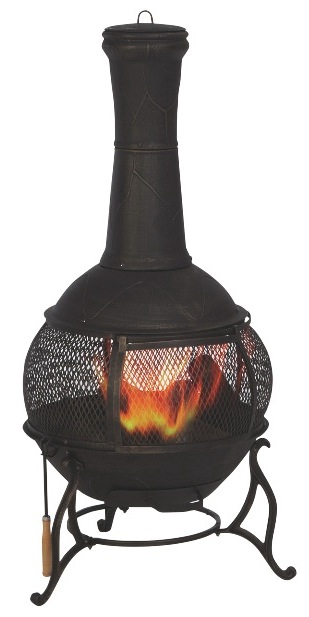 This Cast Iron Patio Chiminea is available at Home Depot for $129.