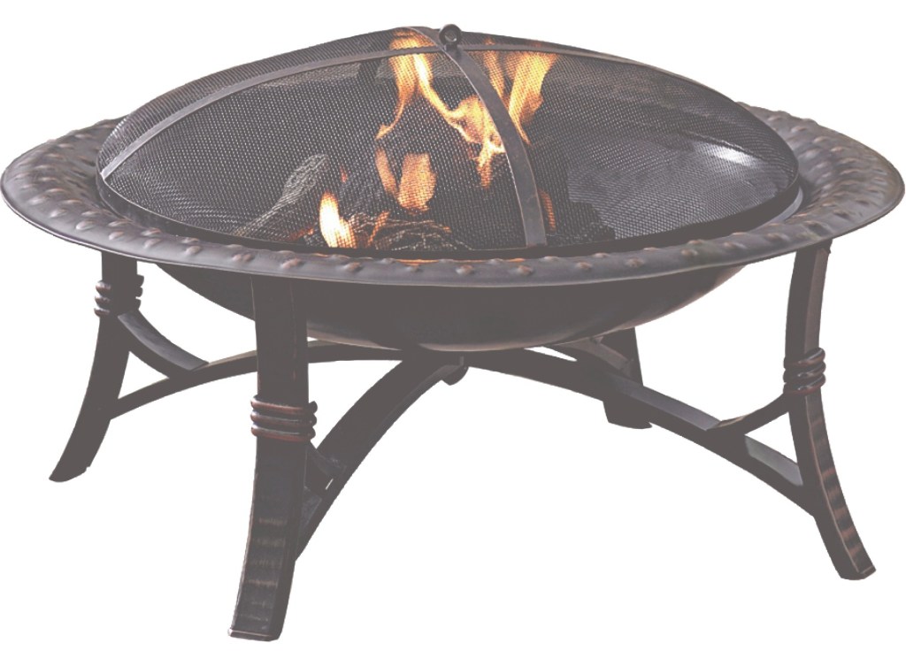 The Garden Treasures Black Steel Wood-Burning Fire Pit sells at Lowe’s for $79.