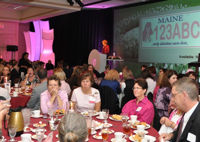 Guests at last year’s Cure Breast Cancer for ME Luncheon. This year’s luncheon, which benefits the Maine Cancer Foundation and honors survivors, community members and health care professionals, will feature a strictly plant-based meal.