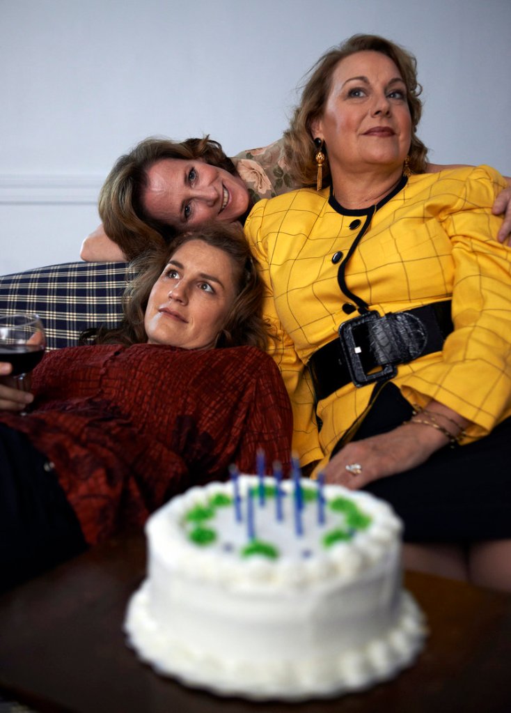 Carole Healey, right, Amy McDonald, rear, and D’Arcy Dersham are the sisters Rosensweig.