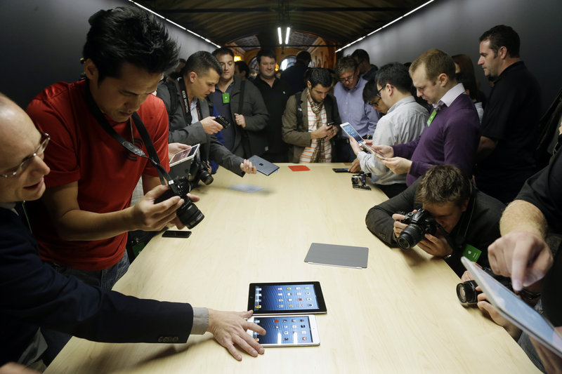 The iPad Mini debuts Tuesday in San Jose, Calif. Apple Inc. is pricing the Mini well above the competition’s small tablets. Apple also revamped its full-sized iPad just six months after the launch of the latest model.
