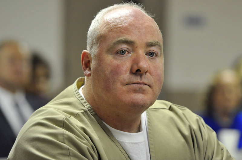 Michael Skakel listens as his bid for parole is denied during a hearing Wednesday.