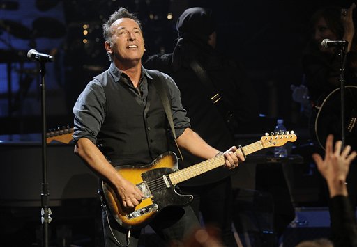 Bruce Springsteen is among the stars scheduled to perform during the telethon fundraiser "Hurricane Sandy: Coming Together."
