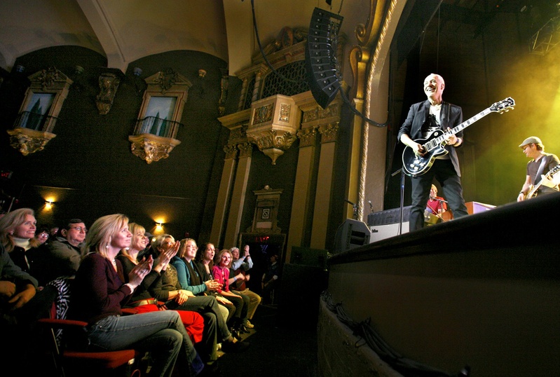 Peter Frampton performs at Portland's State Theatre last February.