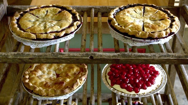 A Pie of the Month Club gift allows the recipient to choose a dozen pies through the year at Two Fat Cats bakery in Portland.