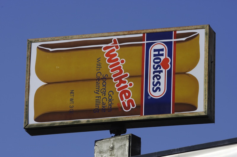 A Hostess Twinkies sign is shown at the Hostess plant. A judge approved $1.8 million in bonuses for 19 Hostess executives, which has drawn sharp criticism in Maine. (AP Photo/Rick Bowmer, File)