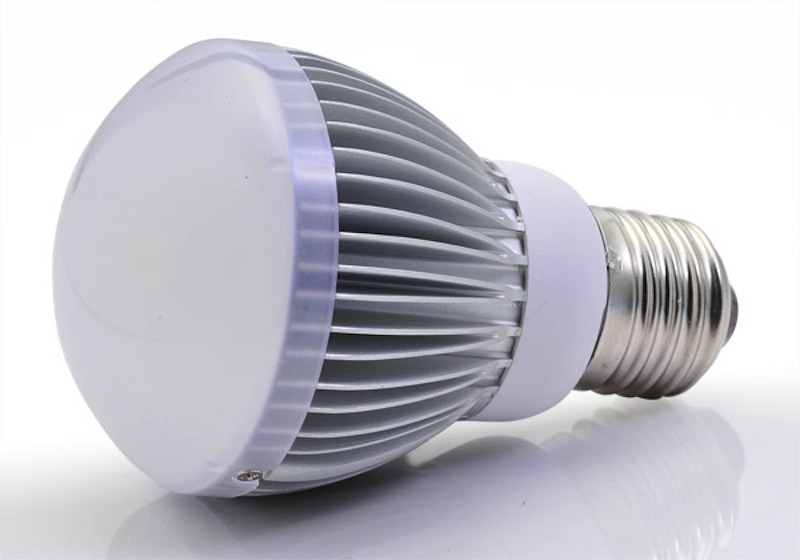 Above, a file photo of a high-efficiency LED light. Maine homes and businesses could trim their overall electricity consumption by 16 percent over the next decade by installing more-efficient lights, equipment and appliances, a new study for Efficiency Maine Trust has concluded.