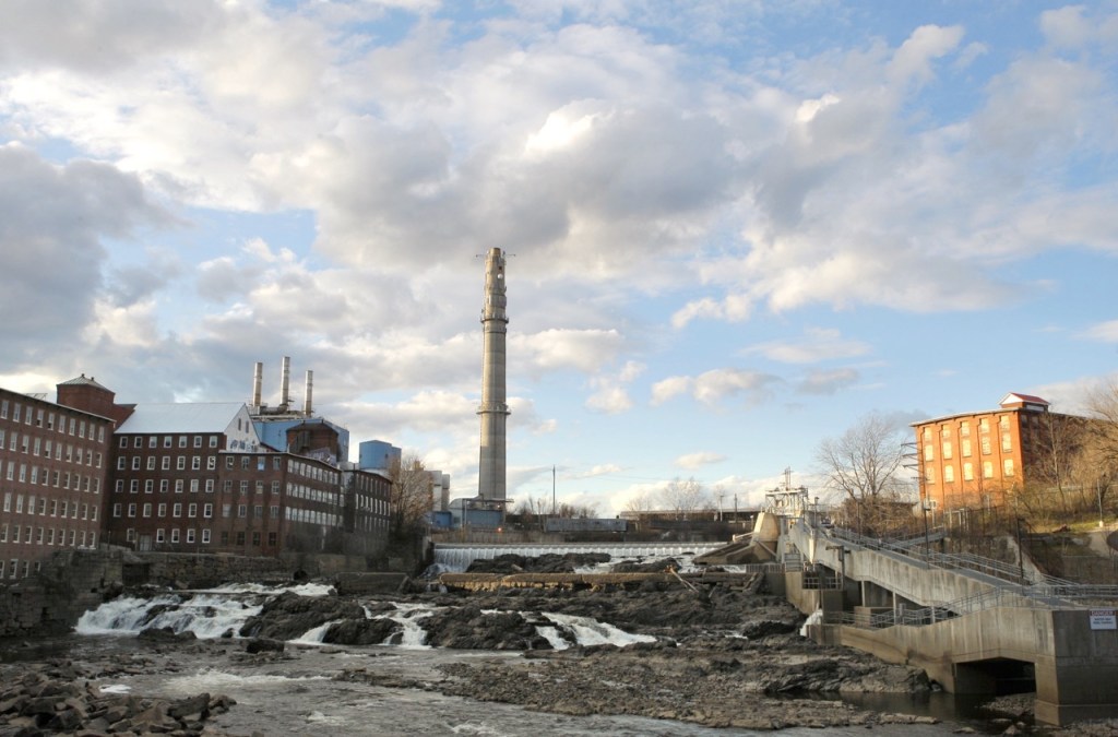 An April 4, 2012, photo of the Maine Energy Recovery Company in downtown Biddeford. The plant is sited in the city's sprawling mill complex along the Saco River and has been operating in the city since 1986.