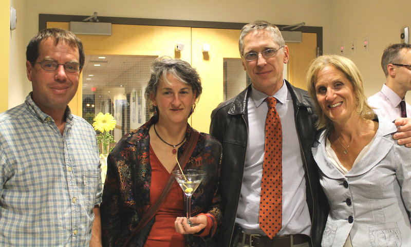 Hal Kingsbury of Cape Elizabeth, Jennifer Powers of New Gloucester, Dr. Moritz Hansen, and Suzanne Fox of Falmouth.