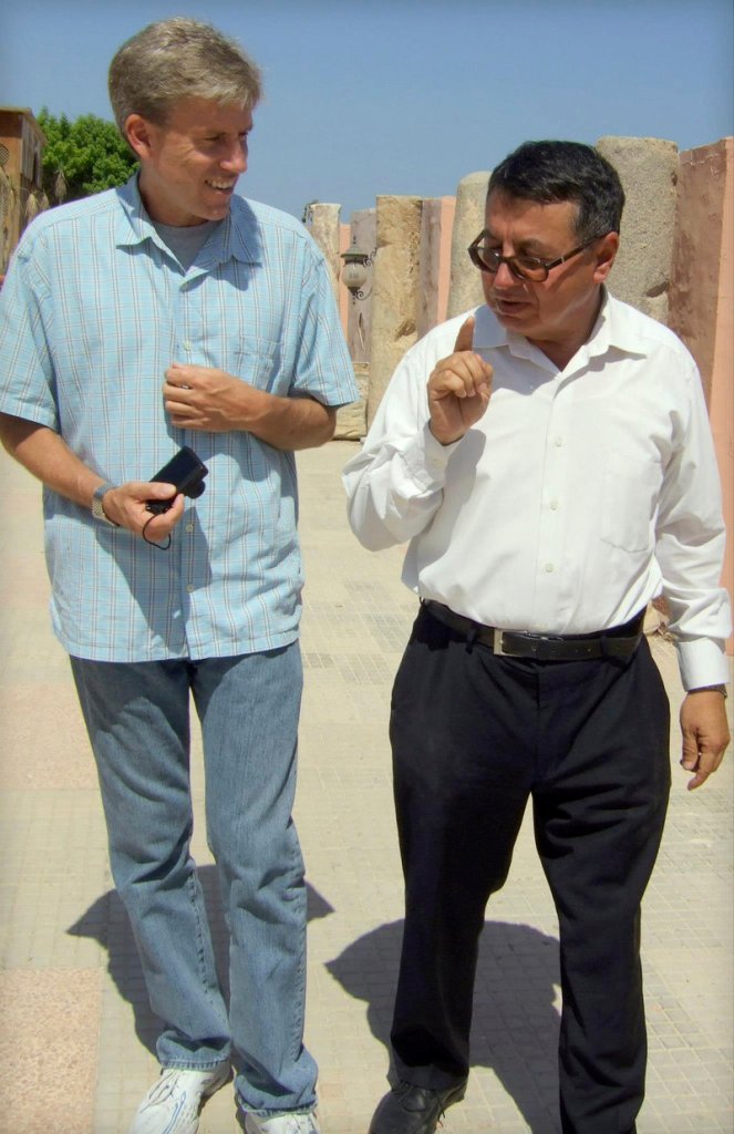 Christopher Stevens, U.S. ambassador to Libya, walks with a translator during a tour of Libya’s national museum in Tripoli. Letters critical of President Obama and the State Department for failing to prevent an attack in which Stevens was killed don’t take into account the risks of civil service in the volatile region, a reader says.