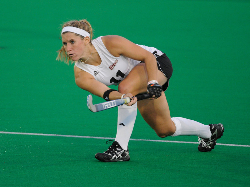 Hannah Prince, a key member of the UMass field hockey team that won the Atlantic-10 tournament this weekend, was named Miss Maine Field Hockey in 2009 while at Gorham.