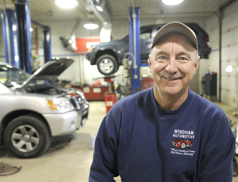 Ron Eby, owner of a Windham auto repair shop and a major fundraiser for Camp Sunshine, is one of four national finalists for NASCAR’s Betty Jane France Humanitarian Award.
