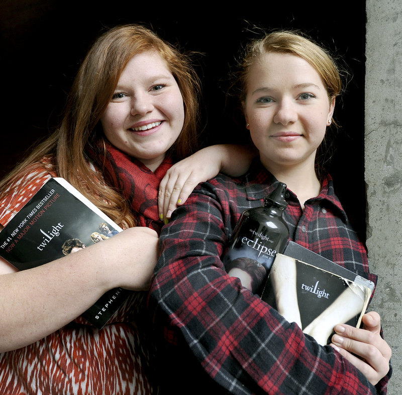 Sisters Beth and Katie Kusturin of Gorham expect to see “Breaking Dawn – Part 2” at least twice, the better to catch the subtleties that they might miss in the excitement of the first viewing.