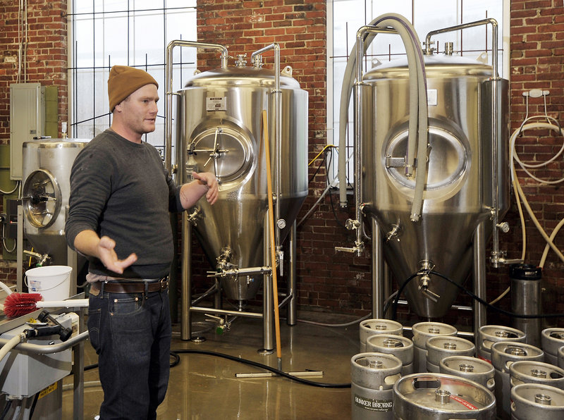 Chresten Sorensen, owner of Bunker Brewing, says he owns the smallest brewery in Maine, giving him the freedom to make whatever type of beer he feels like making.