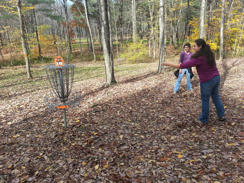 Disc golf is the perfect way to keep connected with teenagers while also enjoying a hike and a few hours in the outdoors. It’s also as competitive as you want it to be.