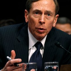 File photo of CIA Director David Petraeus speaking to members of a Senate (Select) Intelligence hearing on "World Wide Threats" on Capitol Hill in Washington