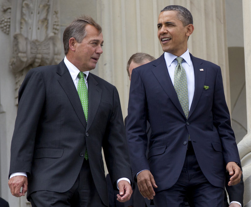 Will House Speaker John Boehner of Ohio and President Obama be able to strike a deal on deficit reduction and tax reform? Both men say they are willing.