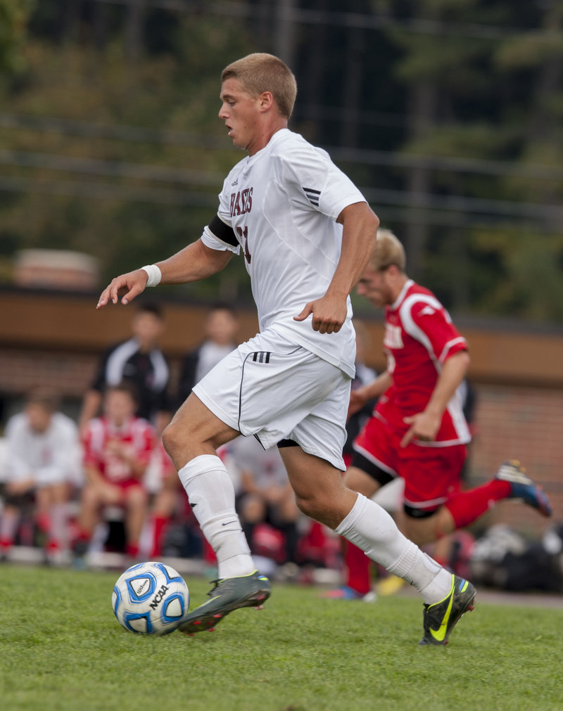 John Murphy isn’t quite finished with his soccer season. The Bates senior and Yarmouth High grad will strut his stuff for professional scouts in January.