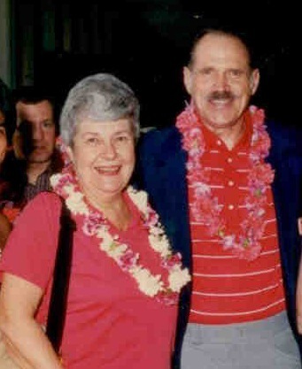 Dorothy and Robert Paulus are shown on a vacation in Hawaii in 1985. They took about 30 cruises together, to the Caribbean and numerous other places.
