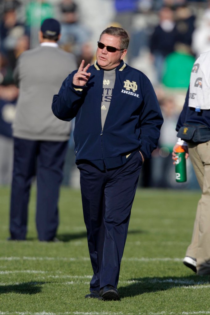 Brian Kelly has guided Notre Dame back to its glory days. The Irish, 11-0, are hoping to win their first national championship since 1988.