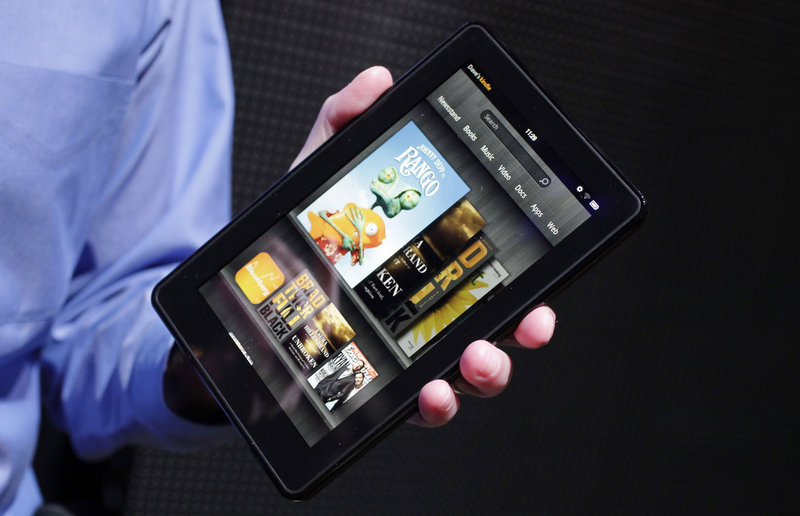 The Kindle Fire from Amazon now sports a camera and speakers on either side of the screen.