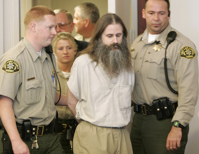 Brian David Mitchell, shown in 2005 entering a Salt Lake City court, is serving two life sentences for then-14-year-old Elizabeth Smart’s abduction.