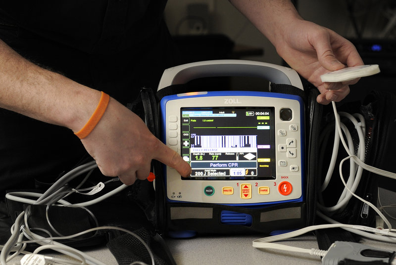 The new Zoll X-Series frontline monitors not only alert firefighters if CPR is being administered too shallowly or too rapidly, but they also keep a record so the department can review its practice later. The department has adopted a “pit crew” approach to make the new protocols work.