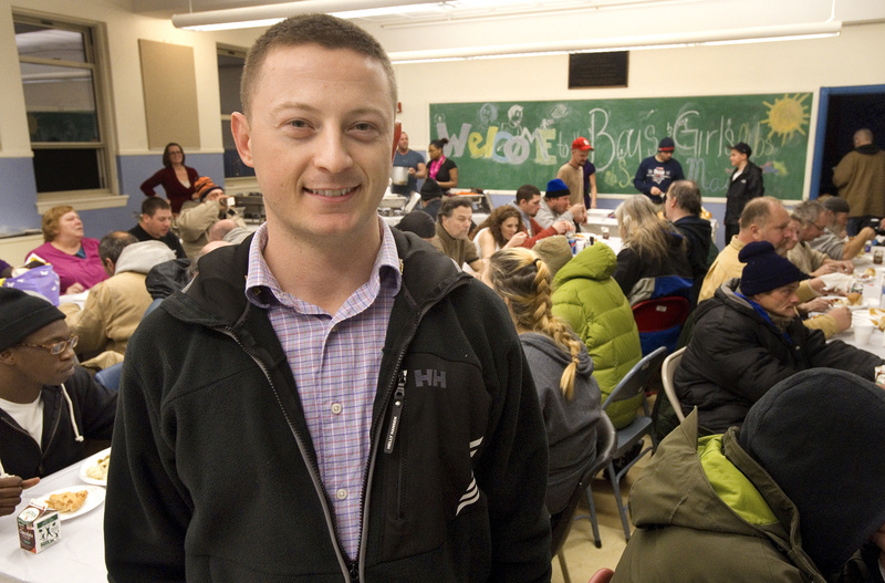 John Myrick, who helped with the first community Christmas dinner his uncle organized in 2008, will be going to Afghanistan in less than two weeks for work. “ I knew it would be special. Making it (the dinner) bigger makes my Christmas even better,” he said.