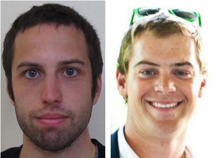 Zachary Wells, left, and Prescott Wright have been missing from Kennebunkport since Wednesday.